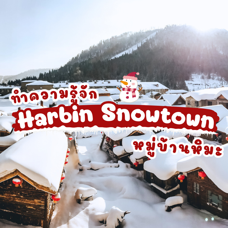 มาทำความรู้จัก Harbin Snow Town หมู่บ้านหิมะ